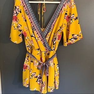 Trixxi Adorable Floral Romper